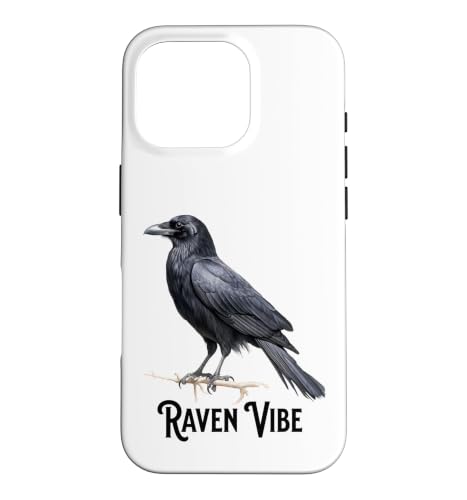 Raven Vibe Corvid �t�[�h�t���J���X �S�V�b�N�o�[�h �X�}�z�P�[�X iPhone 16 Pro �p