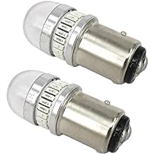 WLJH 1157 Led Bulb Tail Lights Brake Stop Light Park Bulbs 7528 2357 2057 1157A Bay15D S25 Lamp Car Rv Truck 12V 24V High Power Super Bright Red 2Pack