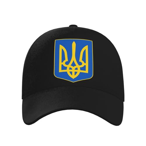 Lesser Coat of Arms of Ukraine Baseball Hats for Men and Women - Classic Adjustable Hats2