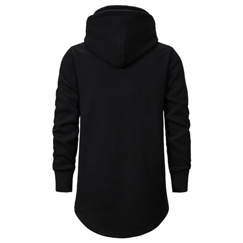 Maiyifu-GJ Sweatshirt Hoodies For Men Long Sleeve Hooded Sweatshirts Casual Long Fashion Hip Hop Pullover3