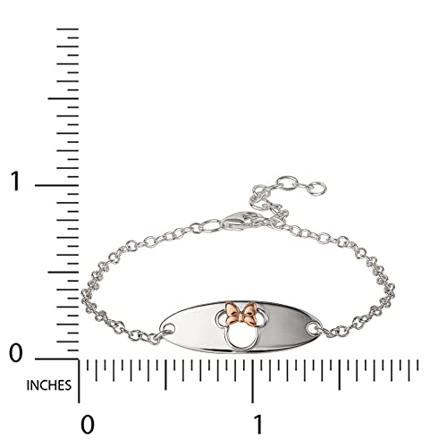 Disney B902245TL-55 Minnie Mouse Sterling Silver Pink Plated Bracelet thumb #4