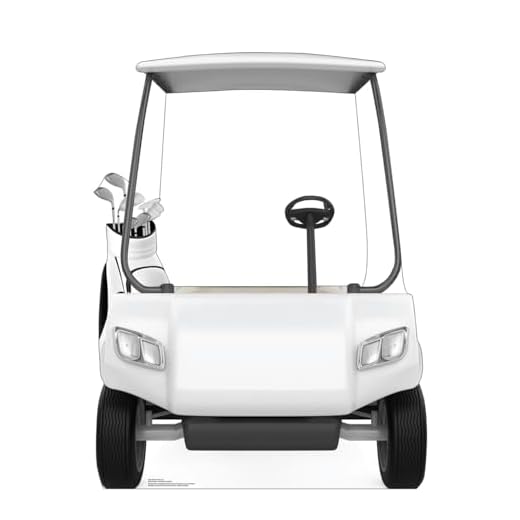 Life Size Golf Cart Cardboard Cutout
