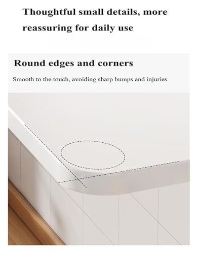 Table pliante murale noyer 40x60 cm pour petit espace - 6