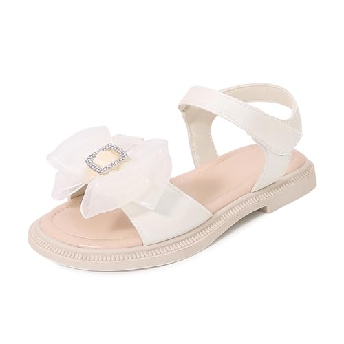 Toddler Girls Sandals Soft Rubber Flats Summer Bowtie Girl Shoes