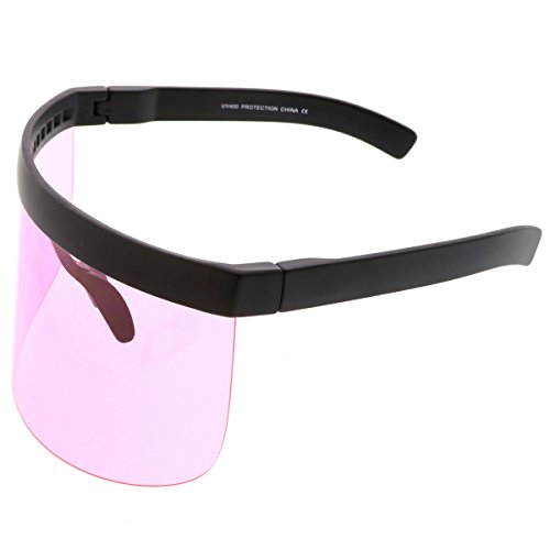 Image of zeroUV Visor Sunglasses for Men and Women, Futuristic Face Shield Glasses with UV400 Protection 172mm
