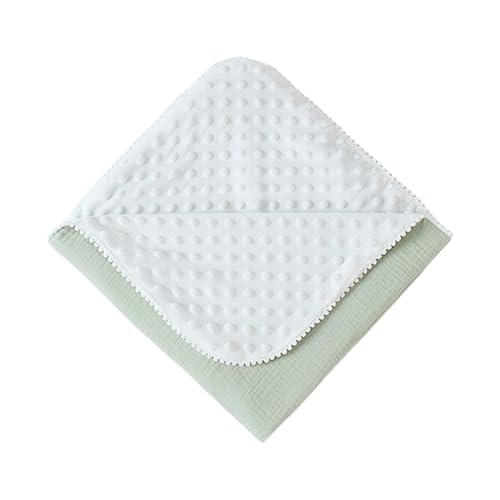 Mantas de bebé para niños y niñas, edredones con forro polar punteado, mantas suaves para guardería, mantas de cama para recién nacidos, unisex de 0 a 3 años