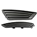 BXZ Fog Light Lamp Cover Bezel Bumper Insert Black Pair Passenger Driver Left Right For 2015 2016 2017 2018 Ford Focus