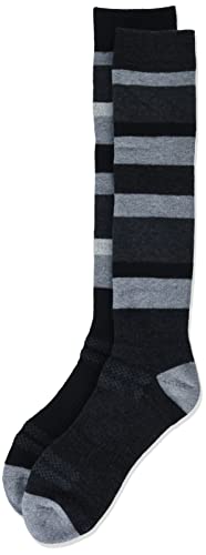 Hanes womens Outdoor Socks Pack, Over-the-calf, Moisture Wicking, 2-pack(shoe Size 5-9)