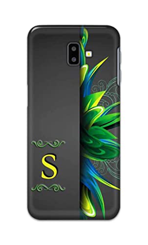 Image of Name II Initial II Letter Alphabet S Hard Back Case Cover for Samsung Galaxy J6 Plus (2018) (6.0 inch), SM-J610FN / DS Back Cover -(J5) VNS2222