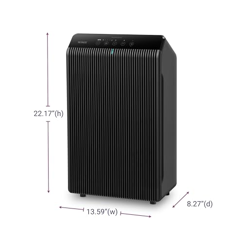 WINIX 5510 Air Purifier (New Generation of 5500-2 with App Support) for Home Large Room Up to 1881 Ft² in 1 Hr, True HEPA, High Deodorization Carbon Filter and Auto Mode, Captures Pet Allergies, Smoke