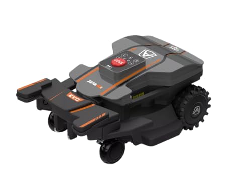 Ambrogio Robot ZetaR EVO, Robot Tagliaerba Autonomo Senza Filo Perimetrale, Batteria al Litio, Area di Taglio 1000m², Intelligenza Artificiale, Bianco e Nero