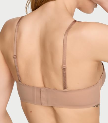 Victoria's Secret Very Sexy Strapless Push Up Bra, Bras for Women, Praline, 36C - image 2