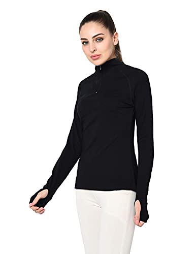 Image of SHARK TRIBE Solid Women High Neck
