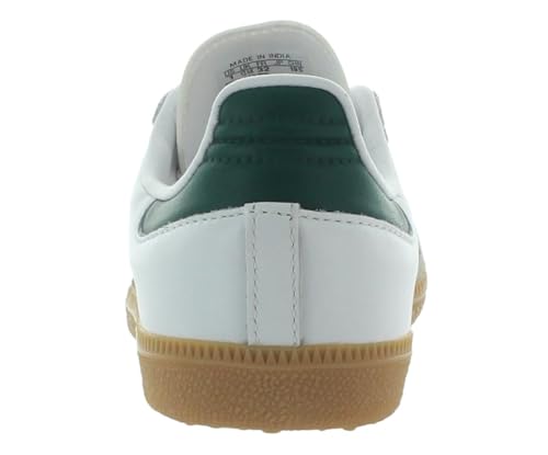 adidas Samba OG Preschool Lifestyle Shoes (Cloud White/Collegiate Green/Gum)3