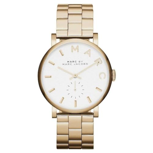 Marc by Marc Jacobs Women's MBM3243 Baker Gold-Tone Watch with Link Bracelet