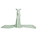 Women V Neck Maternity Off Shoulder Mermaid Chiffon Gown Elegant Slim Fitted Maxi Trailing Long Evening Dress Stretchy Pregnancy Photography Baby Shower Dress for Photo Shoot Wedding Photo Light Green