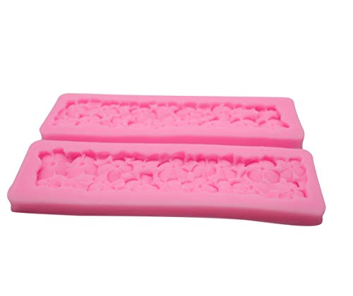 HengKe 2 peças de molde de trevo de quatro folhas, molde de silicone Lucky Four Clover, molde de gel