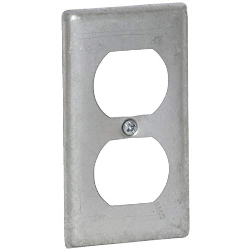 Thomas & Betts 58-C-7 Single Gang Duplex Receptacle Utility Box Cover