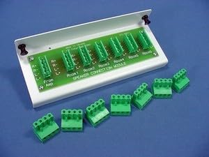 #US Structured Media 6-Zone Speaker Distribution Control Module 48211-6A