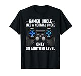 Photo Gallery uomo gamer zio come un normale zio divertente video gaming maglietta Photo Gallery uomo gamer zio come un normale zio divertente video gaming maglietta