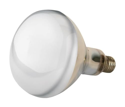 Kerbl 22252 lampe infrarouge avec 250 W en verre dur de couleur blanche, 240 V, E27 Cover