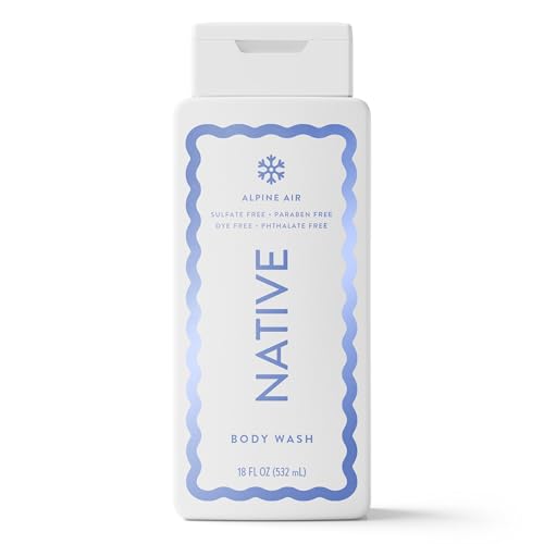 Native Body Wash Contains Naturally Derived Ingredients | For Women & Men, Sulfate, Paraben, & Dye Free Leaving Skin Soft and Hydrated | Limited Edition | Alpine Air Scent 18 oz - image 1