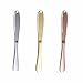 3 Piezas Cuchillo Mantequilla Multifuncional, Cortador de Mantequilla, Acero Inoxidable Cuchillo para Queso, Para Untar Mantequilla, Queso o Mermelada(3 Colores)