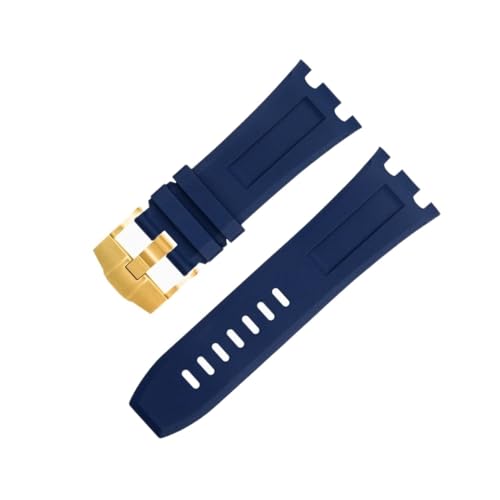 Bracelet fluorine pour Audemars Piguet 15710 en caoutchouc FKM bleu