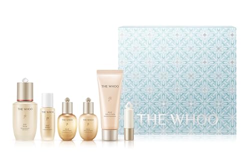 THE WHOO Bichup Ultimate Recovery Advent Calendar Luxury Korean Anti-Aging Skincare Gift Set with NAD+ Serum Essence Toner Emulsion & Cream Perfect Holiday or Birthday Gift