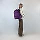 Walker Schulrucksack Fame 2.0 Uni Plum mit 2 Fächern, Vorderfach mit Organizer, Seitentaschen, Schultasche inkl. RückenPolsterung, verstellbarem Schulter und Brustgurt