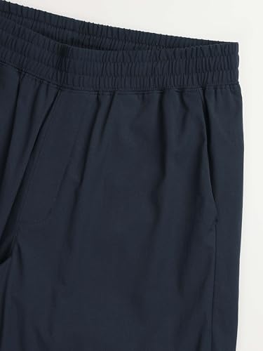 Image of TECHNOSPORT Men's Regular Fit Joggers with Zip Pockets, TS Flexi Quick Dry Stretchable Lightweight Track Pants for Gym Running and Casual Wear