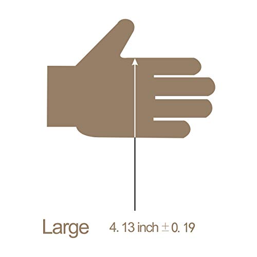 100 PCS Disposable Vinyl Gloves, Non-Sterile, Powder Free, Large Size by laojbaba - Thumbnail 7