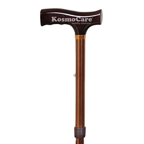 Kosmocare Premium Imported Height Adjustable Folding Stick for elderly with travel pouch - Image 5 thumbnail
