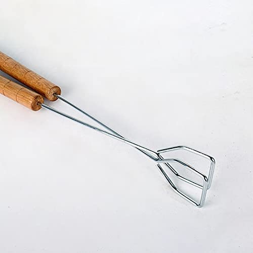 Pinzas de Cocina 1 Pieza de Acero Inoxidable para Barbacoa, duraderas y prácticas para Exteriores.