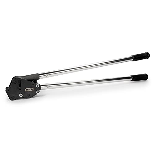 Image of IDL Packaging C-318 Double-Notched Side-Action Sealer /Crimper for 1 1 /4 inch Steel Strapping - Hard and Durable Steel Construction - Professional Gear with High-Strength Sealing Action