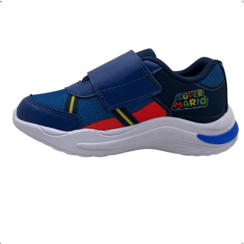 Tênis Infantil Menino Mini-pé Super Mário - Azul Royal
