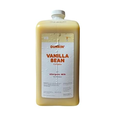 Dunkin Donuts Vanilla Bean Coolatta Sauce-Swirl-Syrup 64 Oz Jug (No Pump) Cover