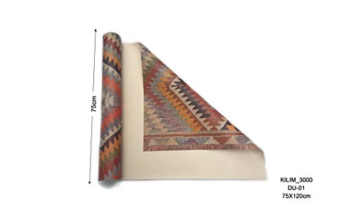 Tapis multicolore Vilber 78x120 cm, revêtement de sol fin moderne