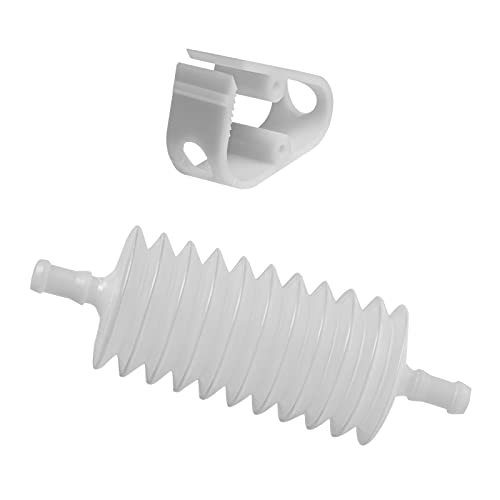 AlcoFermBrew Transvaseur à Soufflet pour vin + Clip en Plastique + Tuyau 2 m. - Siphonner Le vin et bière - Image 3
