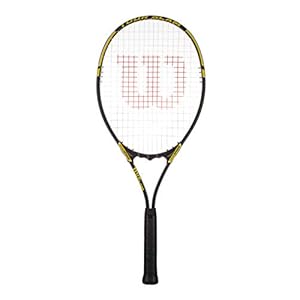 Wilson Tour Slam Volwassenen Tennis Racket – Zwart/Geel