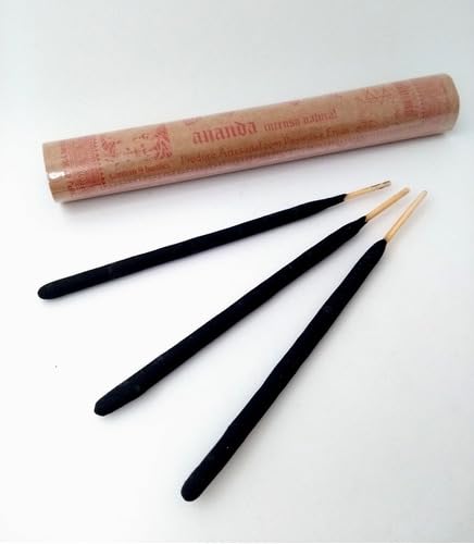 Ananda Incensos Ayurvédicos - Conjunto de 6 Rolinhos para Ioga, Meditação e Cura