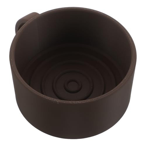 Veemoon Cuenco de Afeitar 3d para Hombre, Taza de Espuma Suave Marrón W101, Diseño para Cuidado Facial y Afeitado Húmedo, Compatible con Jabón de Afeitar y Brocha, Adecuado para Rutina