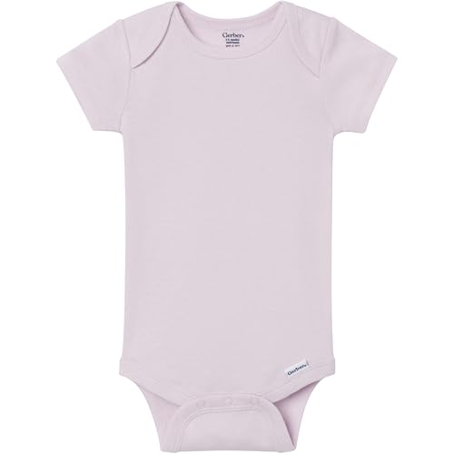 Image of Gerber Baby Girls' 8-pack Short Sleeve Onesies Bodysuits