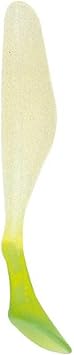 Bass Assassin Saltwater Sea Shad-10 Per Bag Glow/Chartreuse Tail, 4-Inch