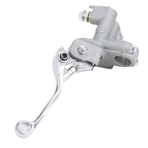 Aramox Cilindro Maestro de Freno Delantero, Conjunto de Cilindro Maestro de Freno de Metal con Bomba de Palanca, Reemplazo a Presión, Control de Frenado Mejorado para Conductores KX100 KX125 KX250