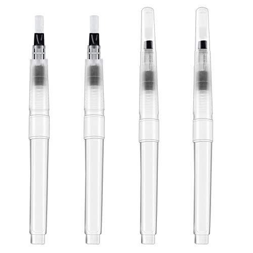 4Pcs Envelope Moistener Envelope Sealer Envelope Sealer Moistener Letter Sealer, Pencil Style Envelope Moistener With Brush Head, Wetter Supplies For Envelope Stamp #TOP27