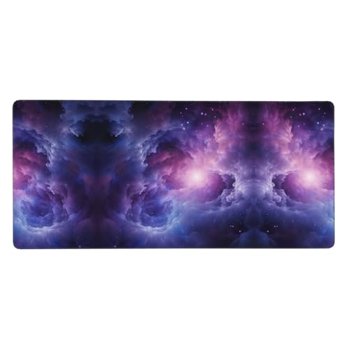 Alfombrilla de ratón para juegos, de goma, 40 x 90 cm, color morado