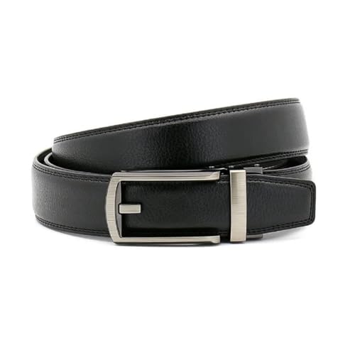 Men's Casual Leather Belt, Adjustable Automatic Business Dual-Purpose Belt