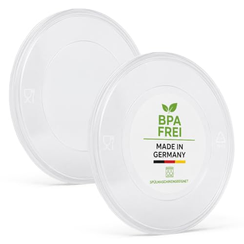 Falkenhorn Dosendeckel für Tierfutter – 2 Stück für 800g Hundefutter & Katzenfutter Dosen – Lebensmittelecht, Spülmaschinenfest, Wiederverwendbar, Made in Germany – Frische & Geruchsbindung