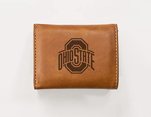 Image of Rico Industries NCAA Laser Engraved Trifold Laser Engraved Tri-Fold Wallet - Men's Accessory